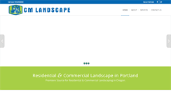 Desktop Screenshot of cmlandscapeweb.com