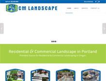 Tablet Screenshot of cmlandscapeweb.com